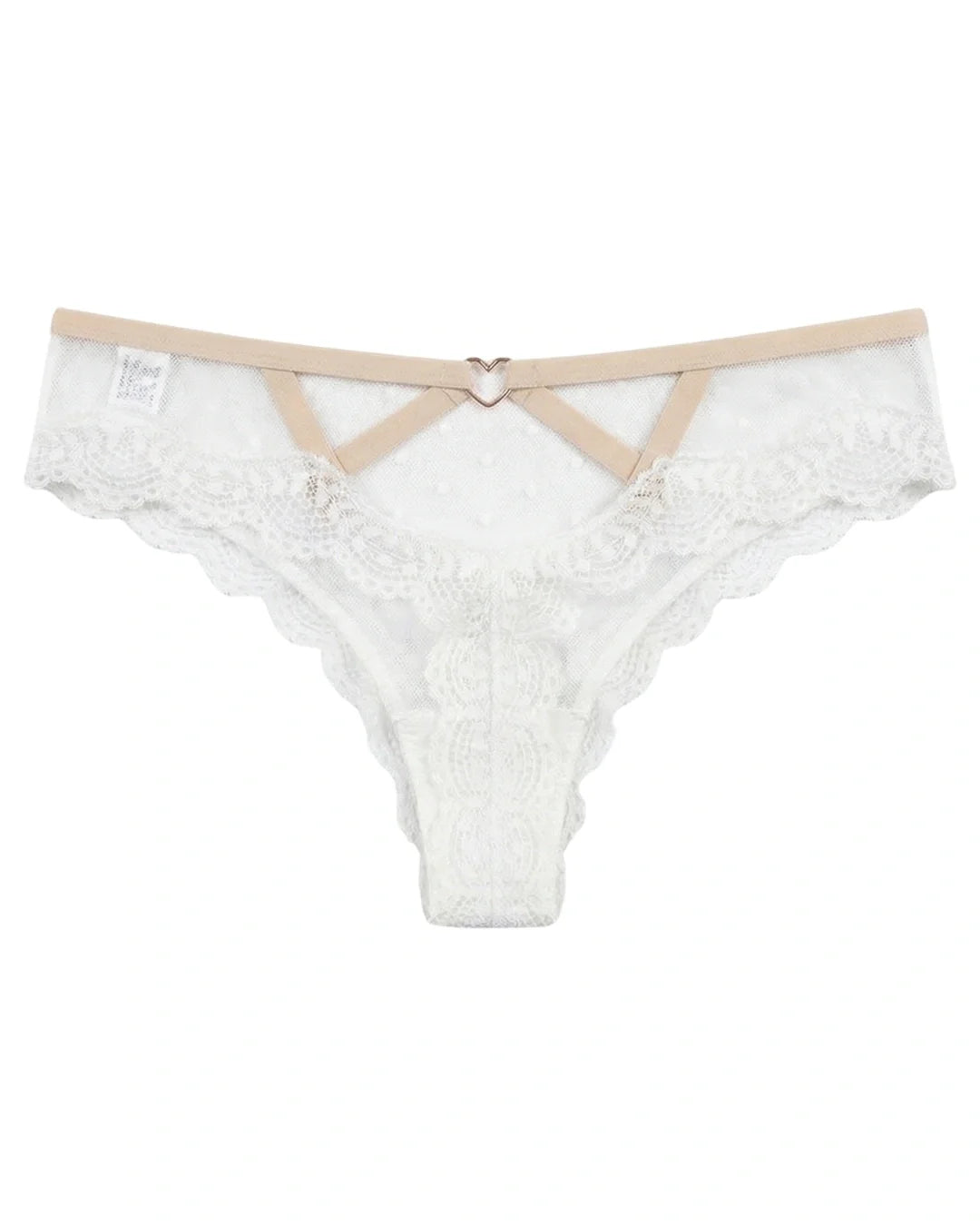 Thong Panty - Noir Glow - White