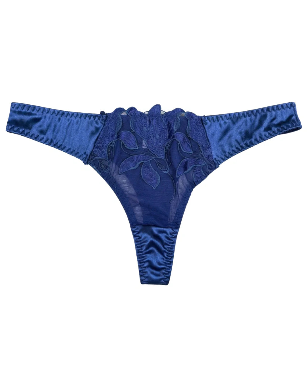 Padded Bra Set - Sapphire Bloom - Blue
