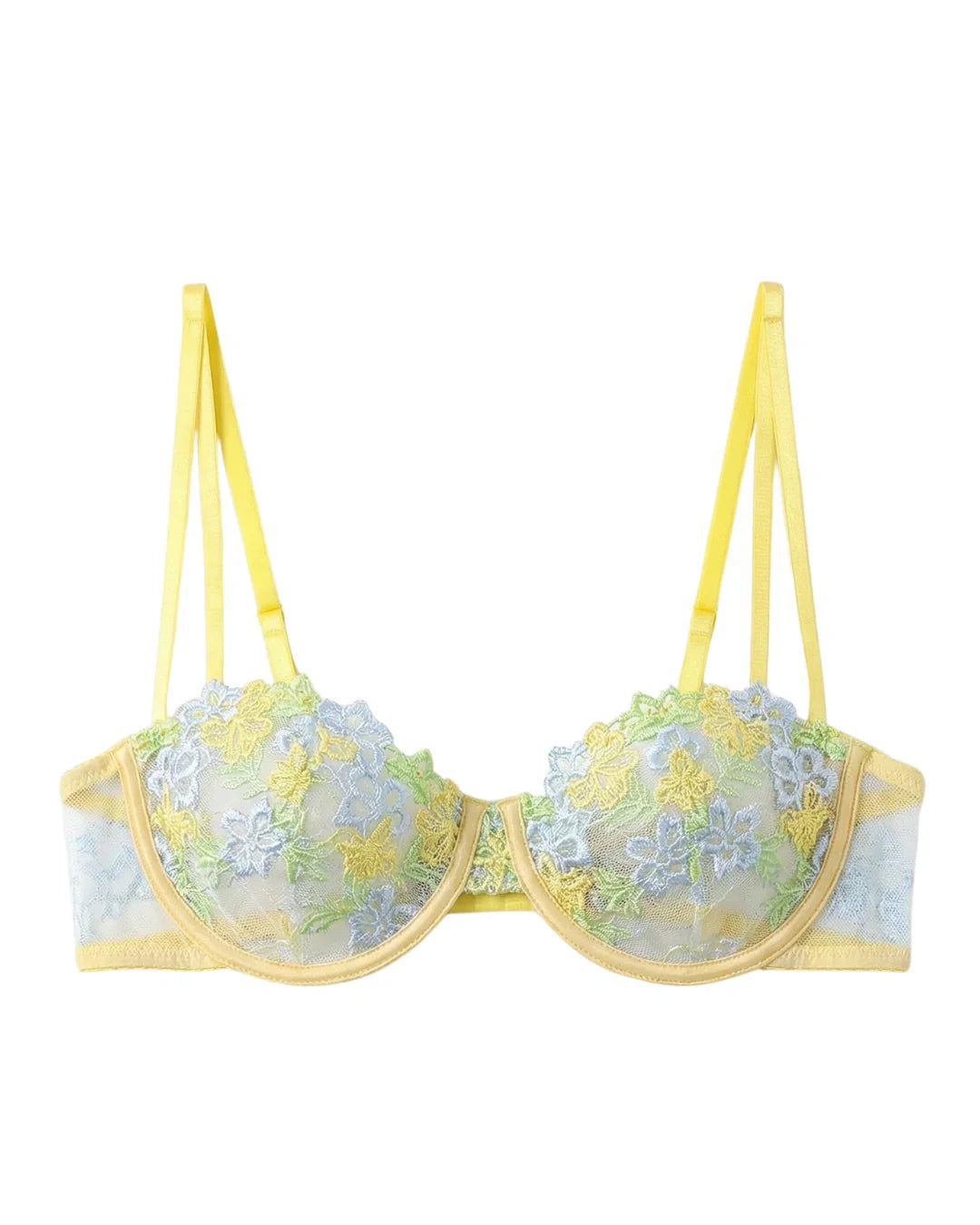 Non Padded Underwired Bra Set - Floriva
