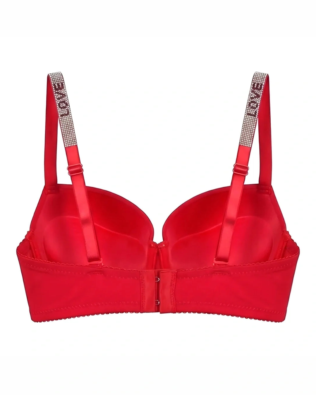 Padded Bra Set - Perfect Curve - Red
