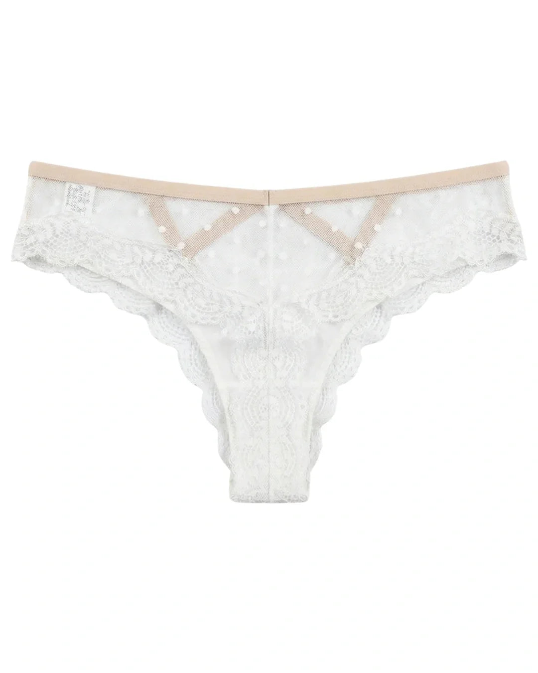 Thong Panty - Noir Glow - White