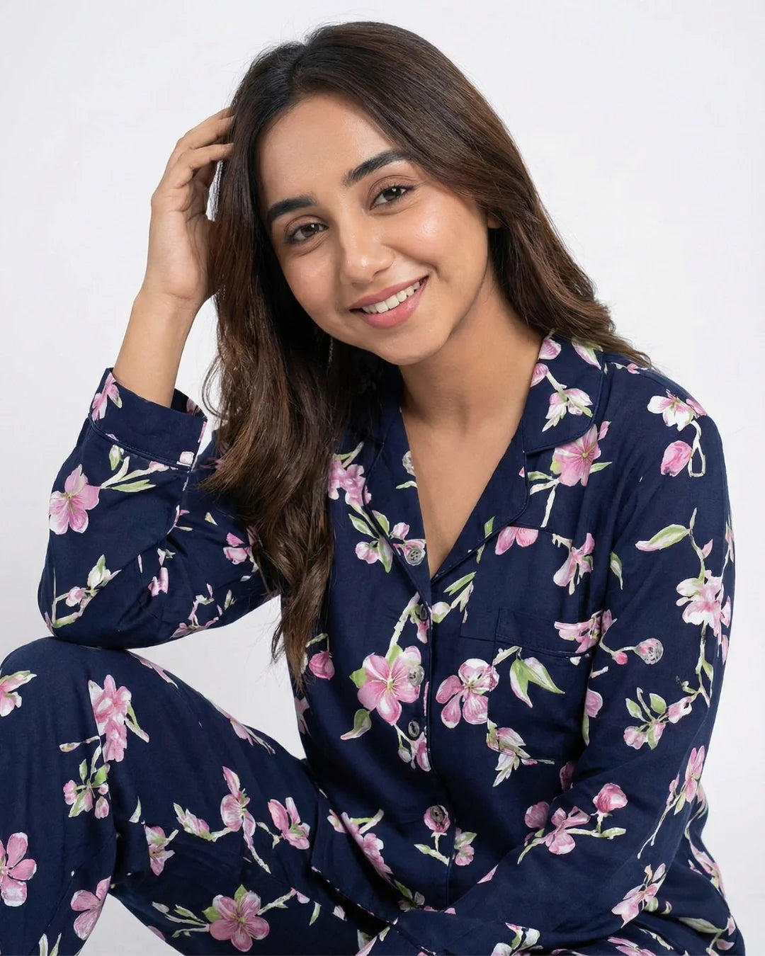 Linen Pajama Suit - Florella