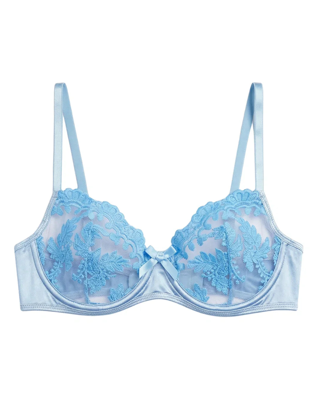 Non Padded Bra Set - Serenade - Blue