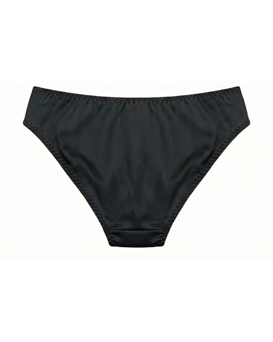 Cotton Bikini - Crimson Lace - Black