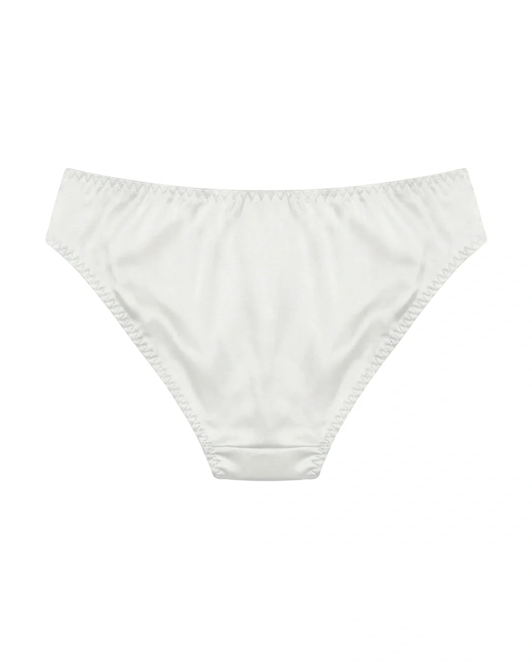 Cotton Bikini - Crimson Lace - White