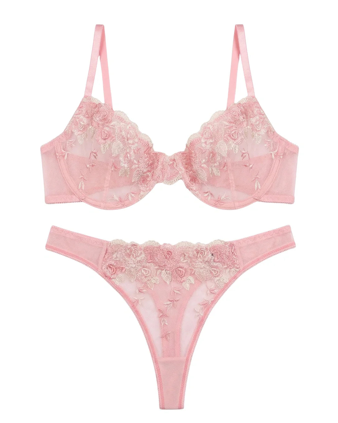 Non Padded Bra Set - Fiorlace