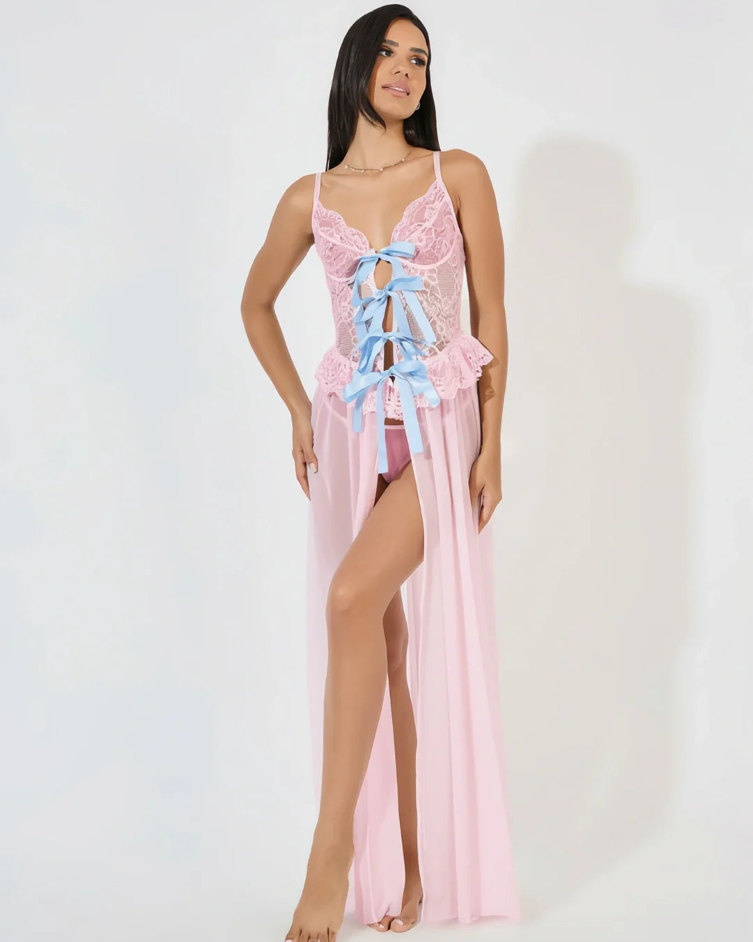 Babydoll Lingerie  - Celestine - Pink