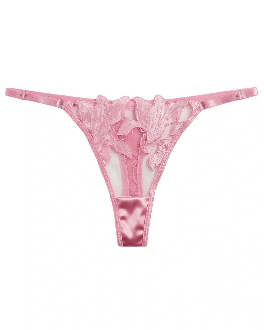 Non Padded Bra Set - Roselle Bloom - Pink