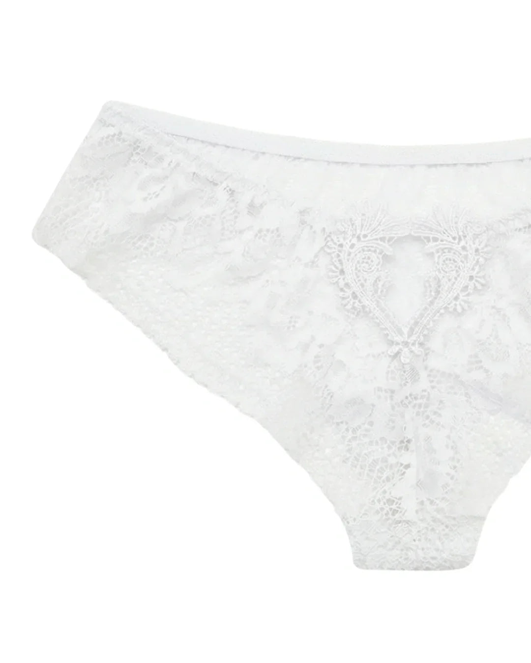 Brief Panty - Blush Amour - White