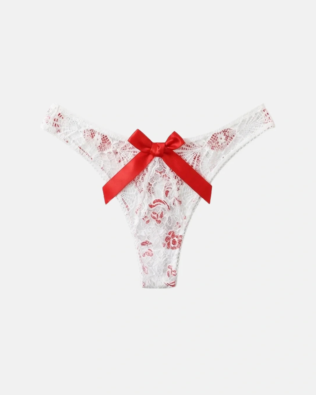 Non-Padded Bra Set -  Ribbon Lace
