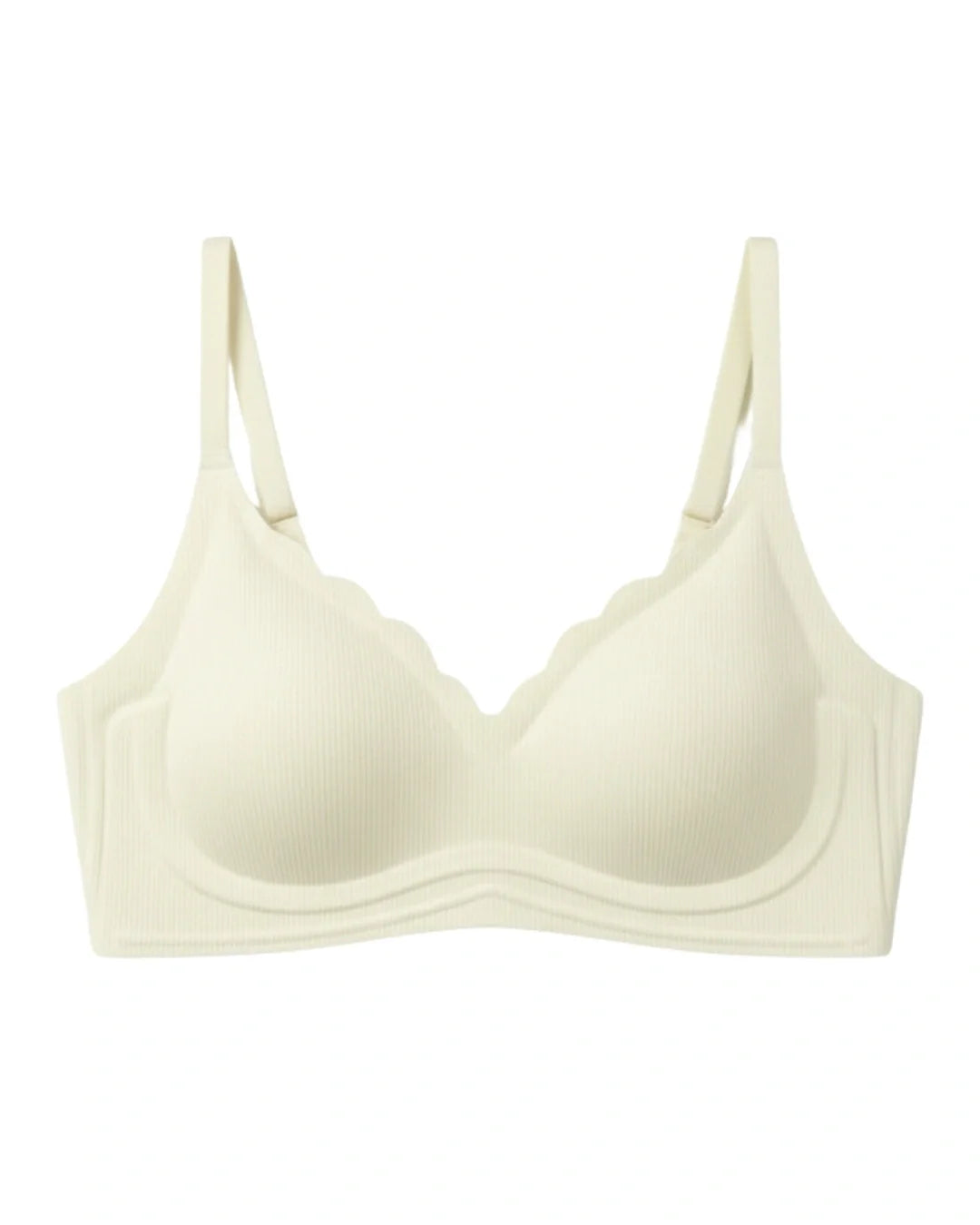Seamless Non-Padded Bra - Swana - Off White