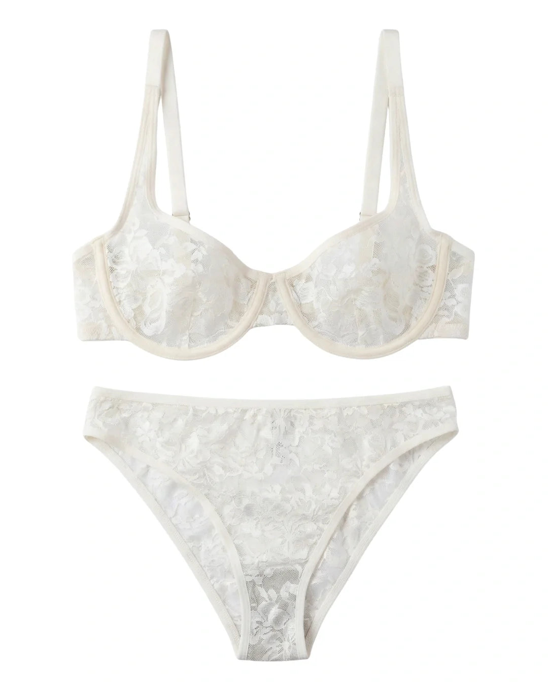 Non-Padded Bra Set -  Camille - Skin