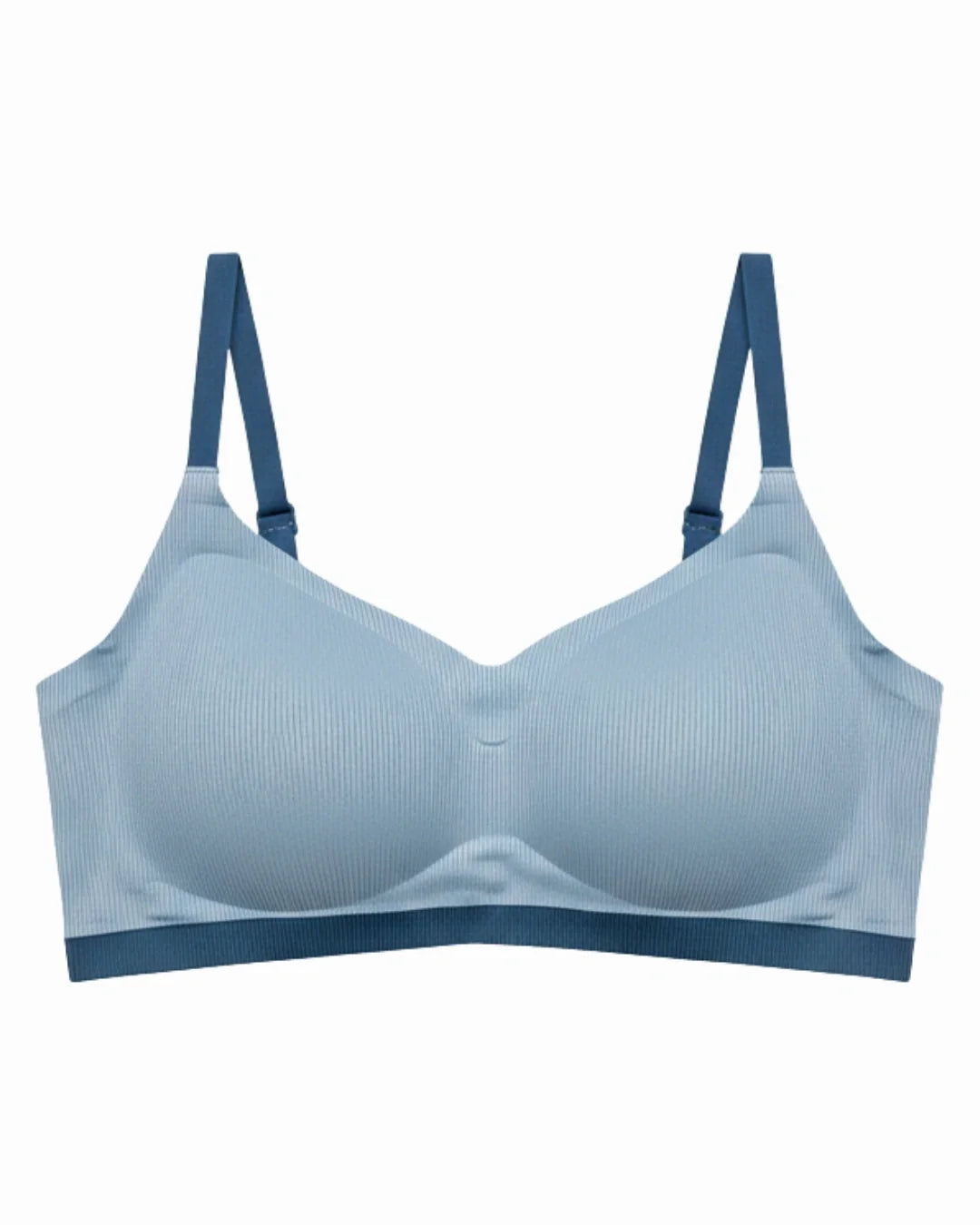 Padded Seamless Soft Shape Bra - Blue
