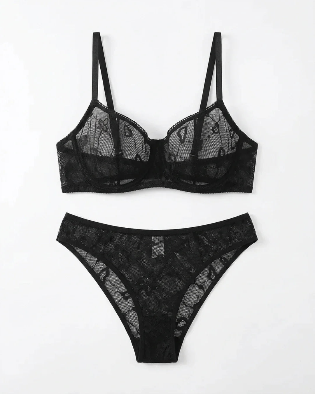 Non-Padded Bra Set -  Arlina