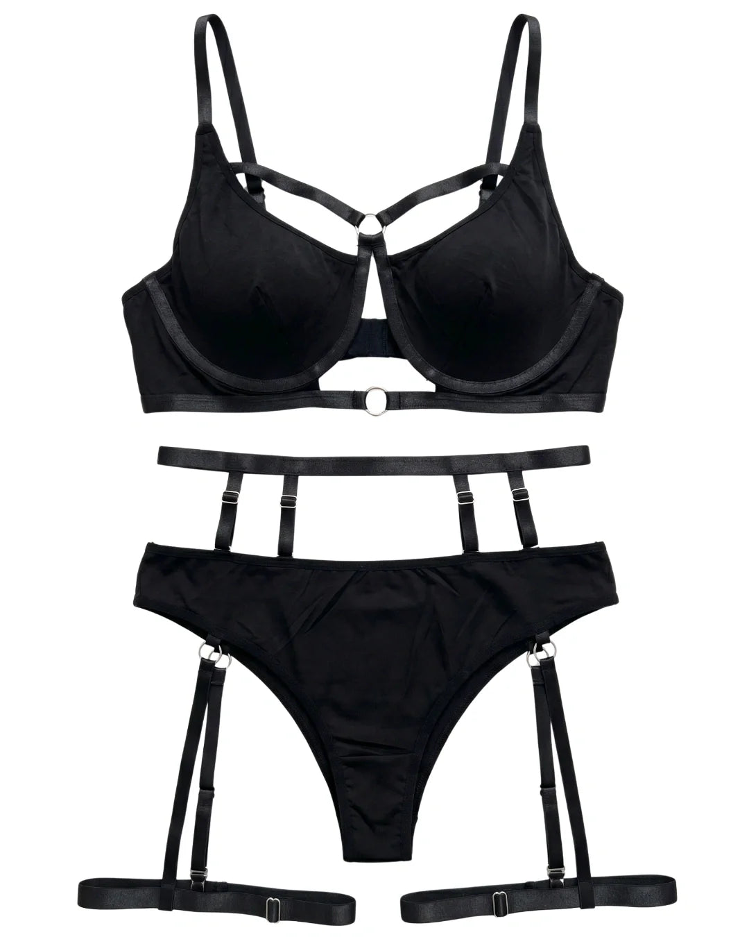 Garter Set - Vexa - Black