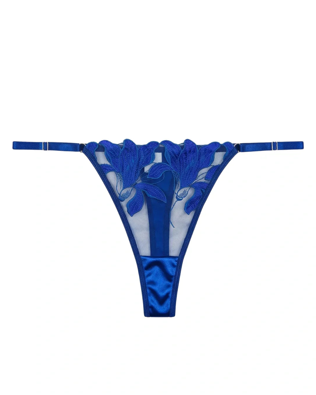 Non Padded Bra Set - Petal Luxe - Blue