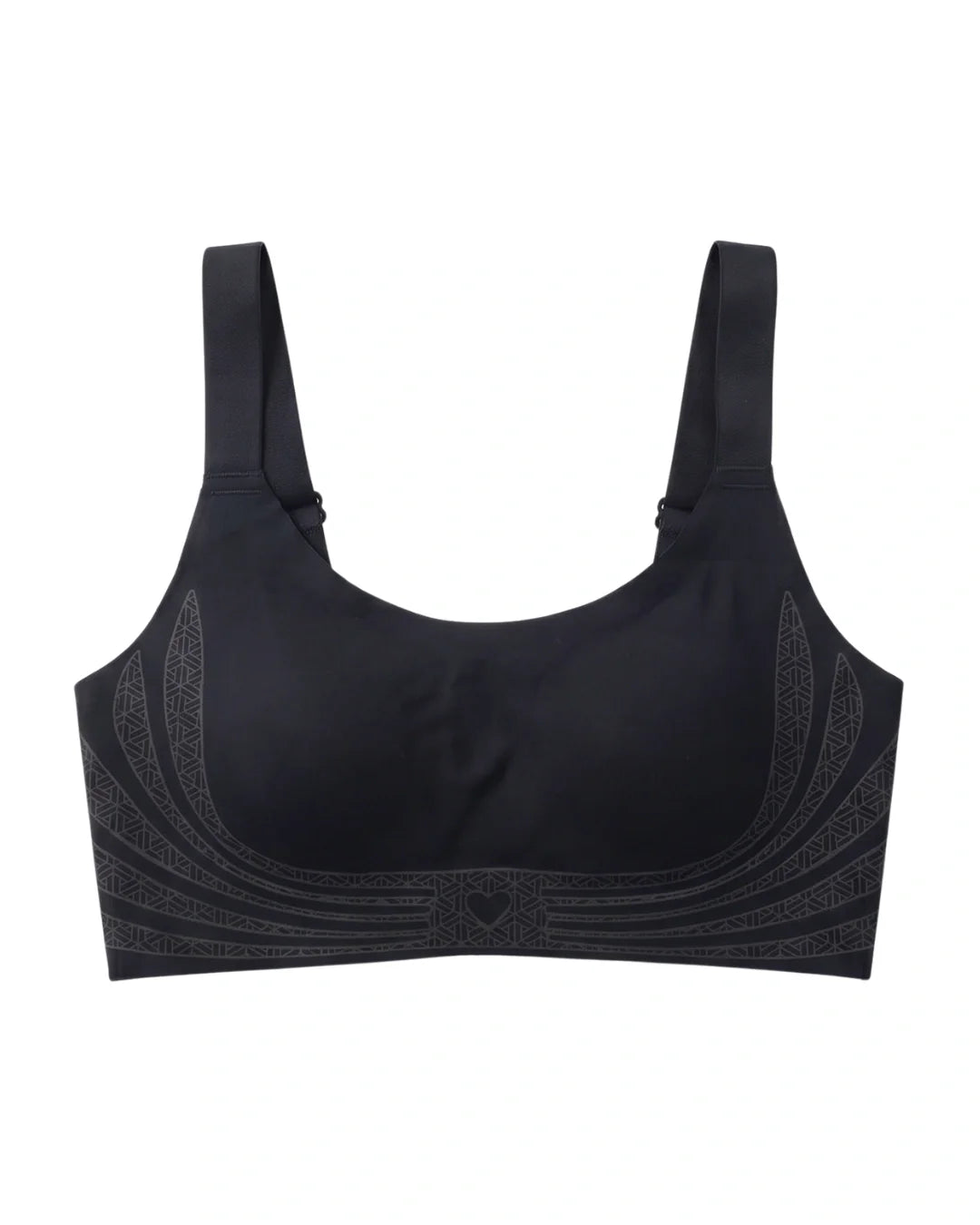Seamless Padded Bra - Celira - Black