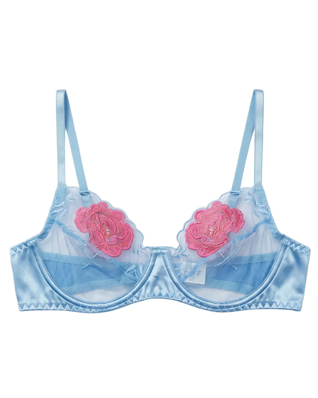 Non Padded Bra Set - Solea - Blue