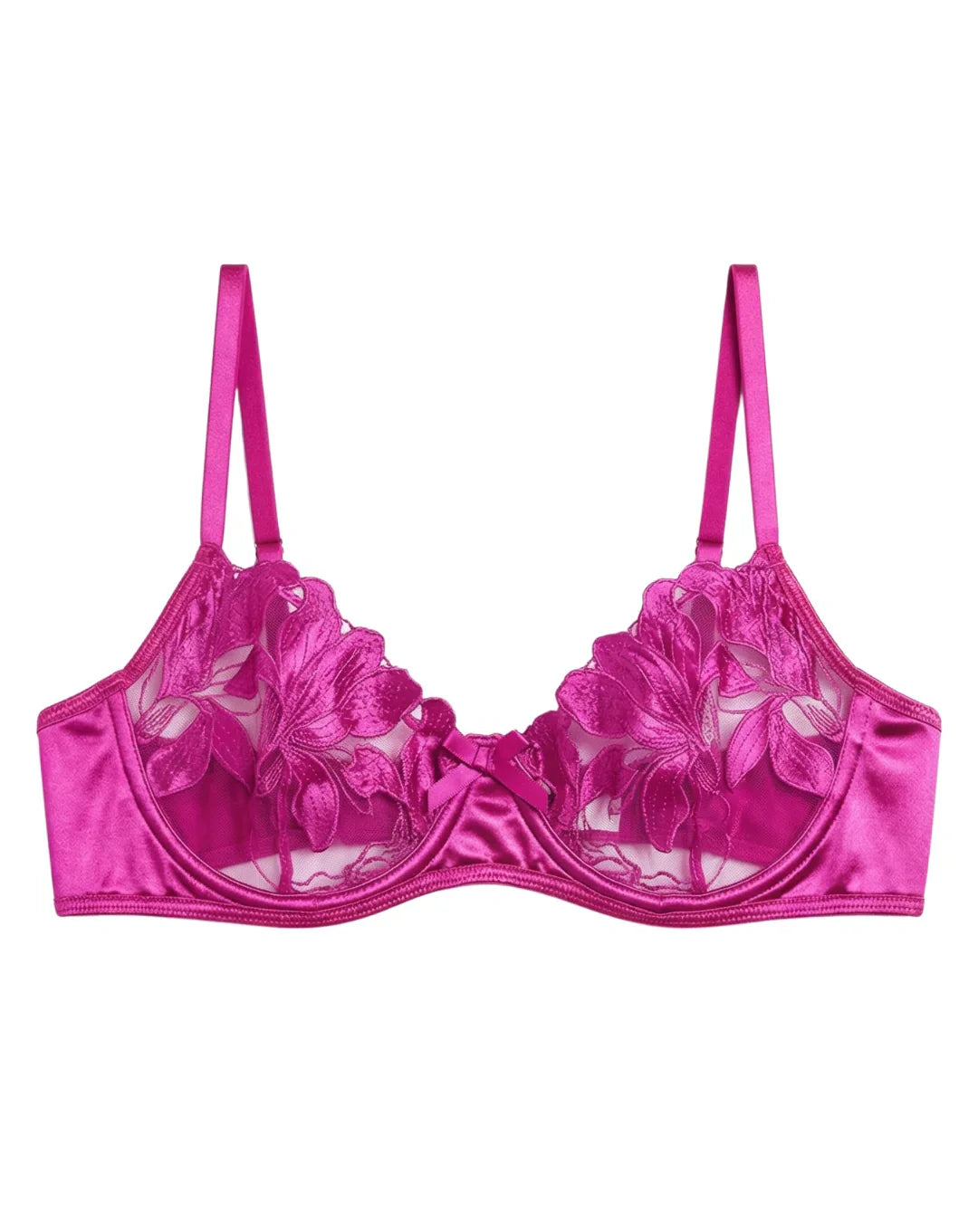 Non Padded Bra Set - Petal Luxe - Purple