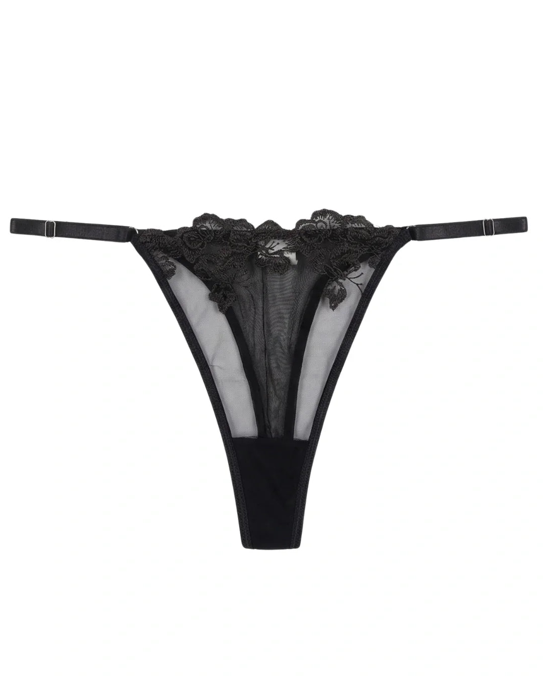 Non Padded Bra Set - Noir Whisper - Black