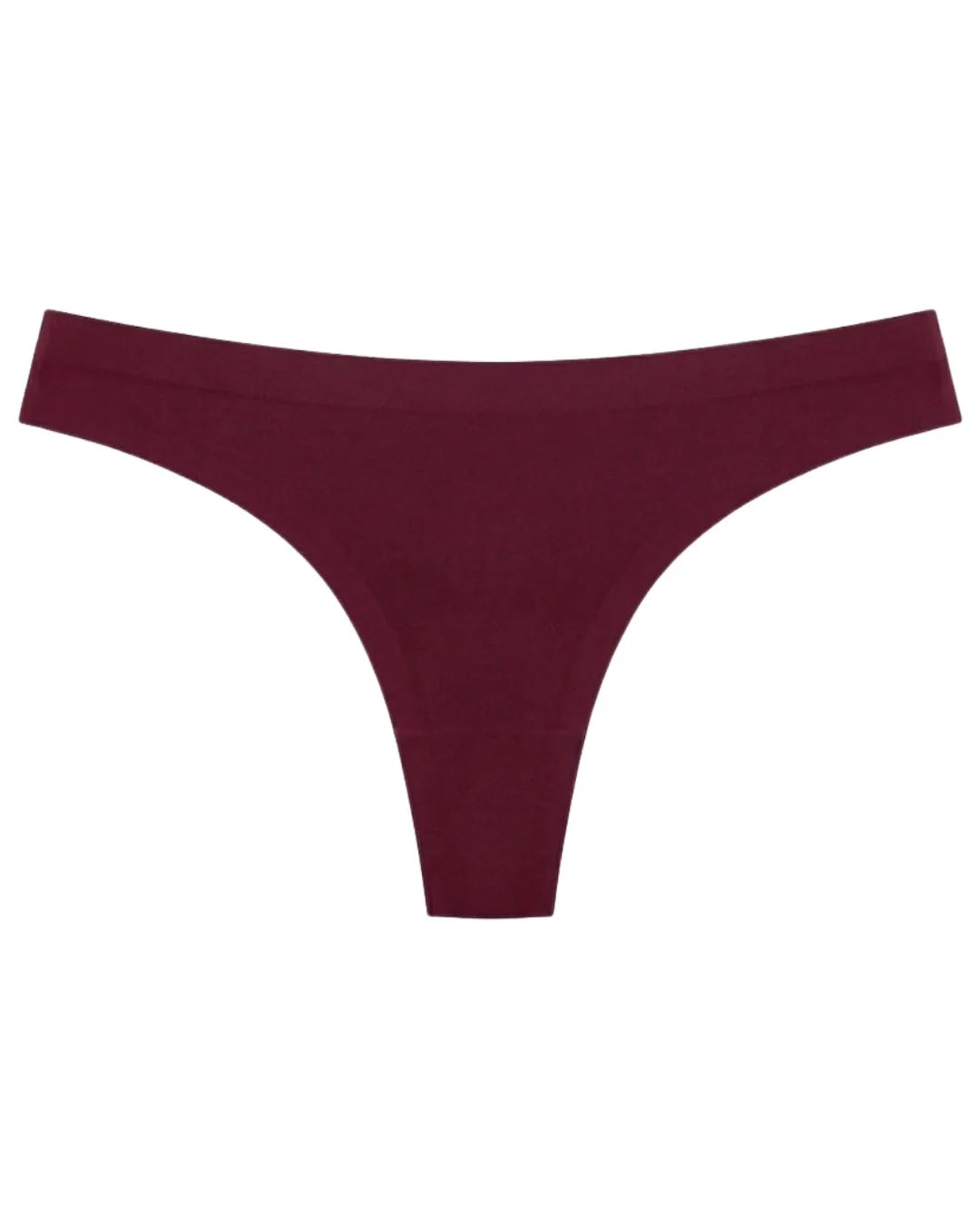 Seamless Thong  - Scarlet - Maroon