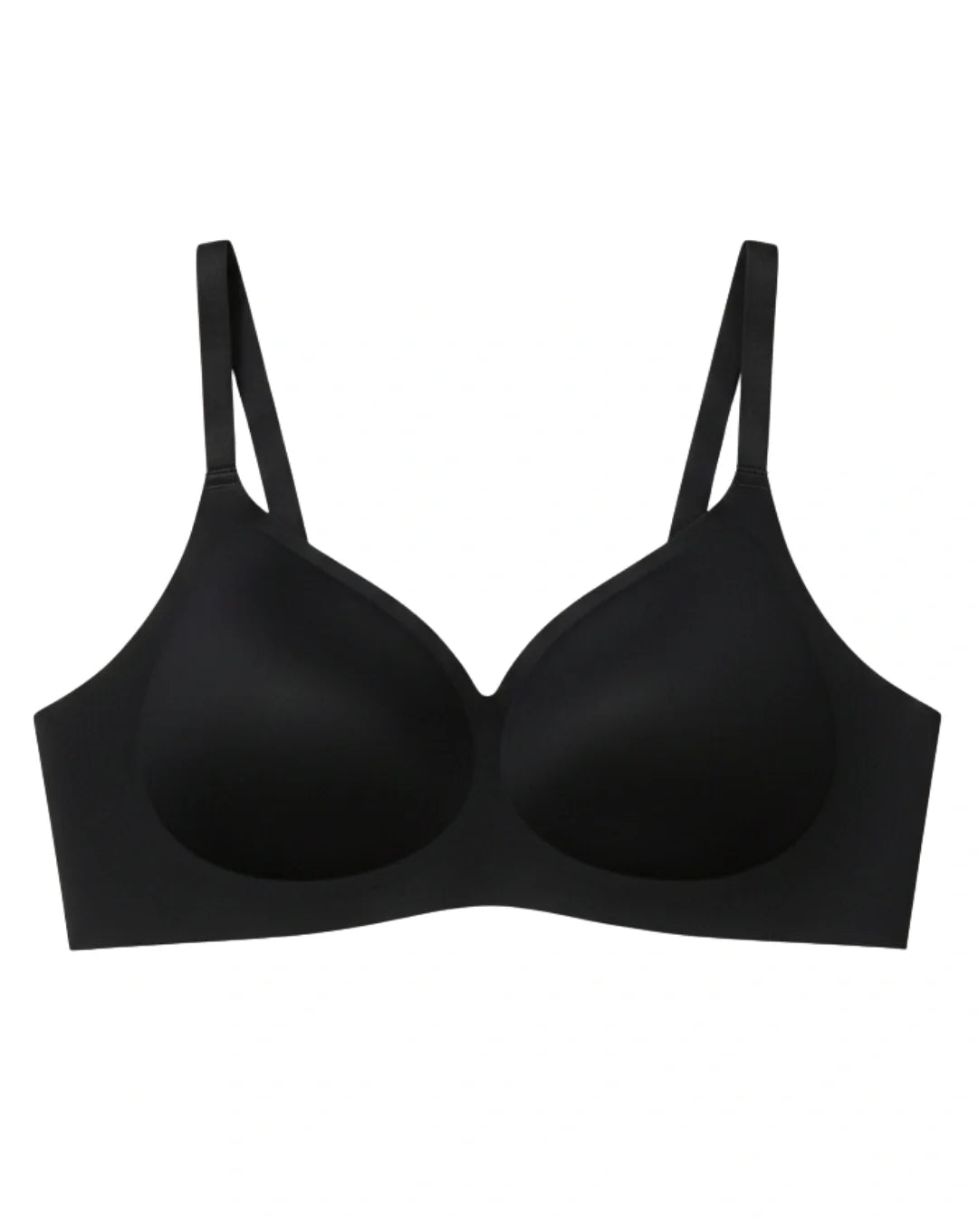 Seamless Padded Bra - Silven - Black