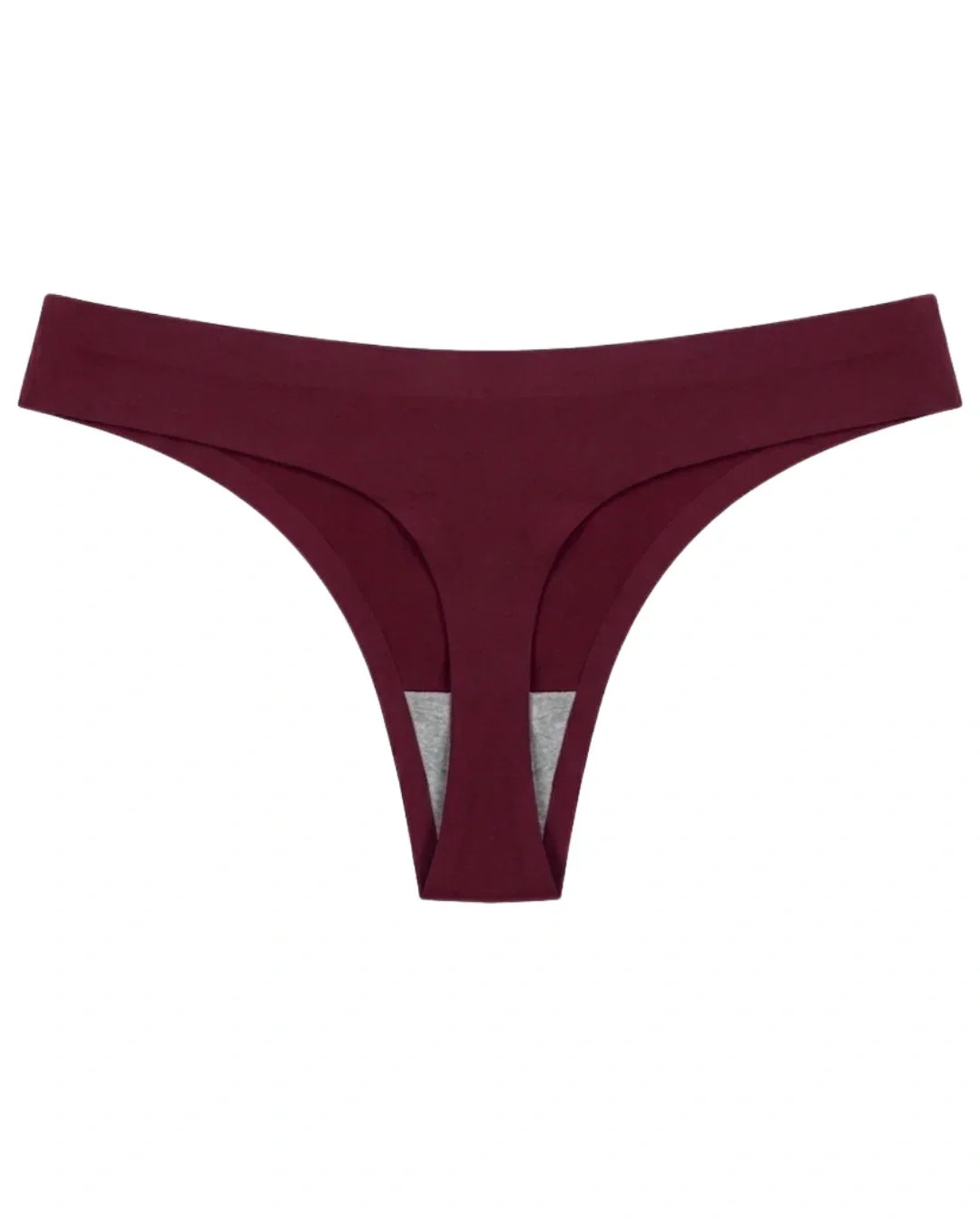 Seamless Thong  - Scarlet - Maroon