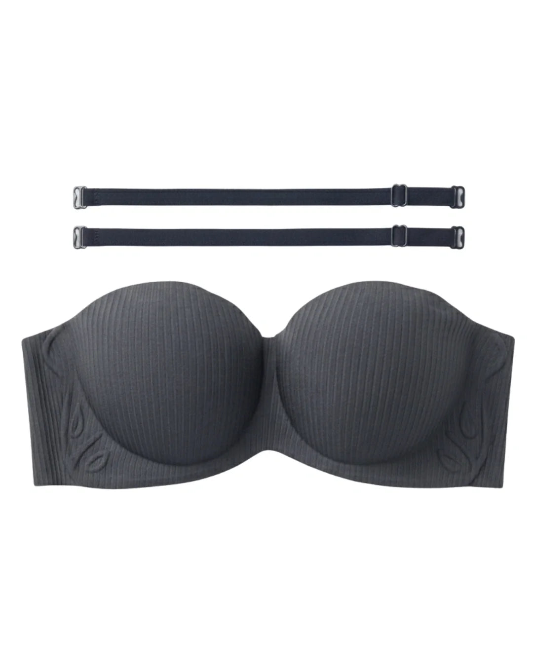 Seamless Padded Bra - Vellia - Gray
