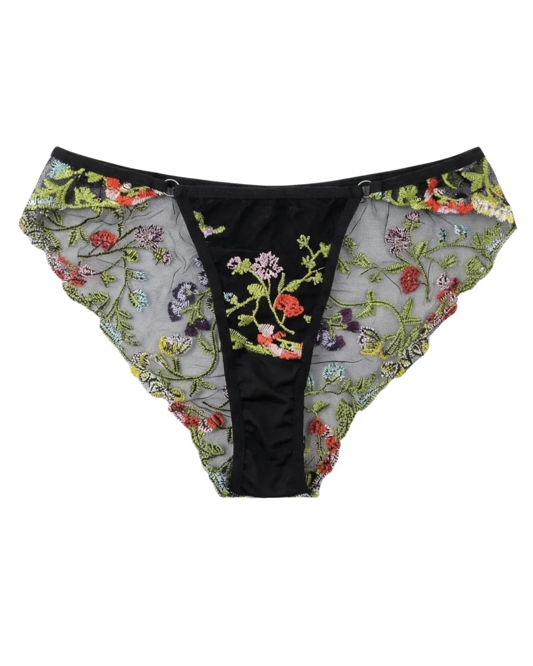 Non Padded Bra Set - Fiora - Black