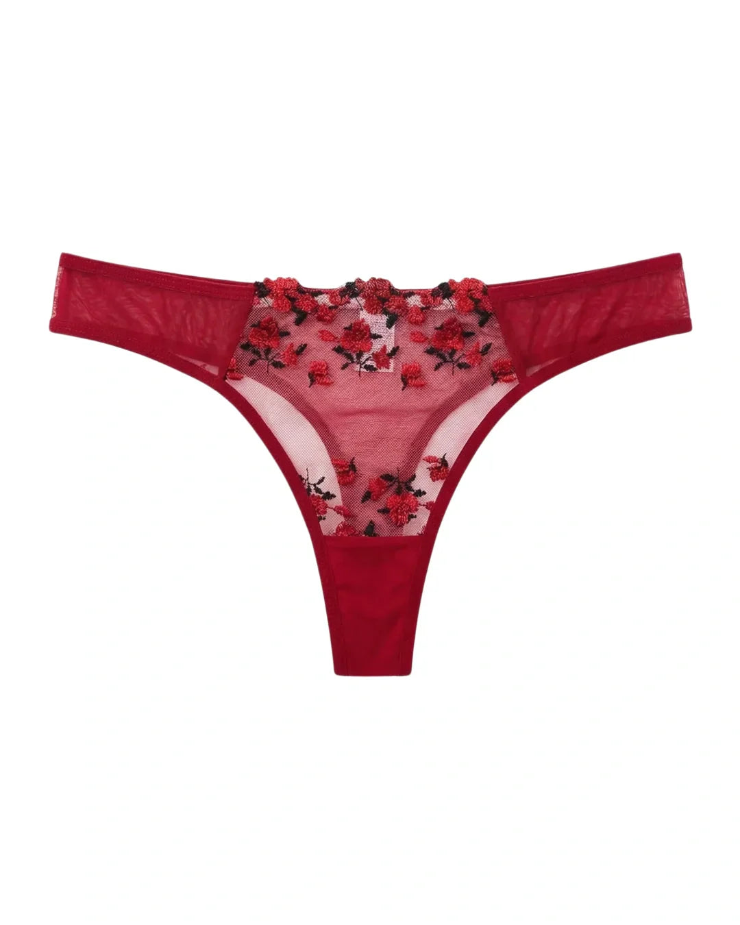 Non Padded Bra Set - Blush Veil - Maroon