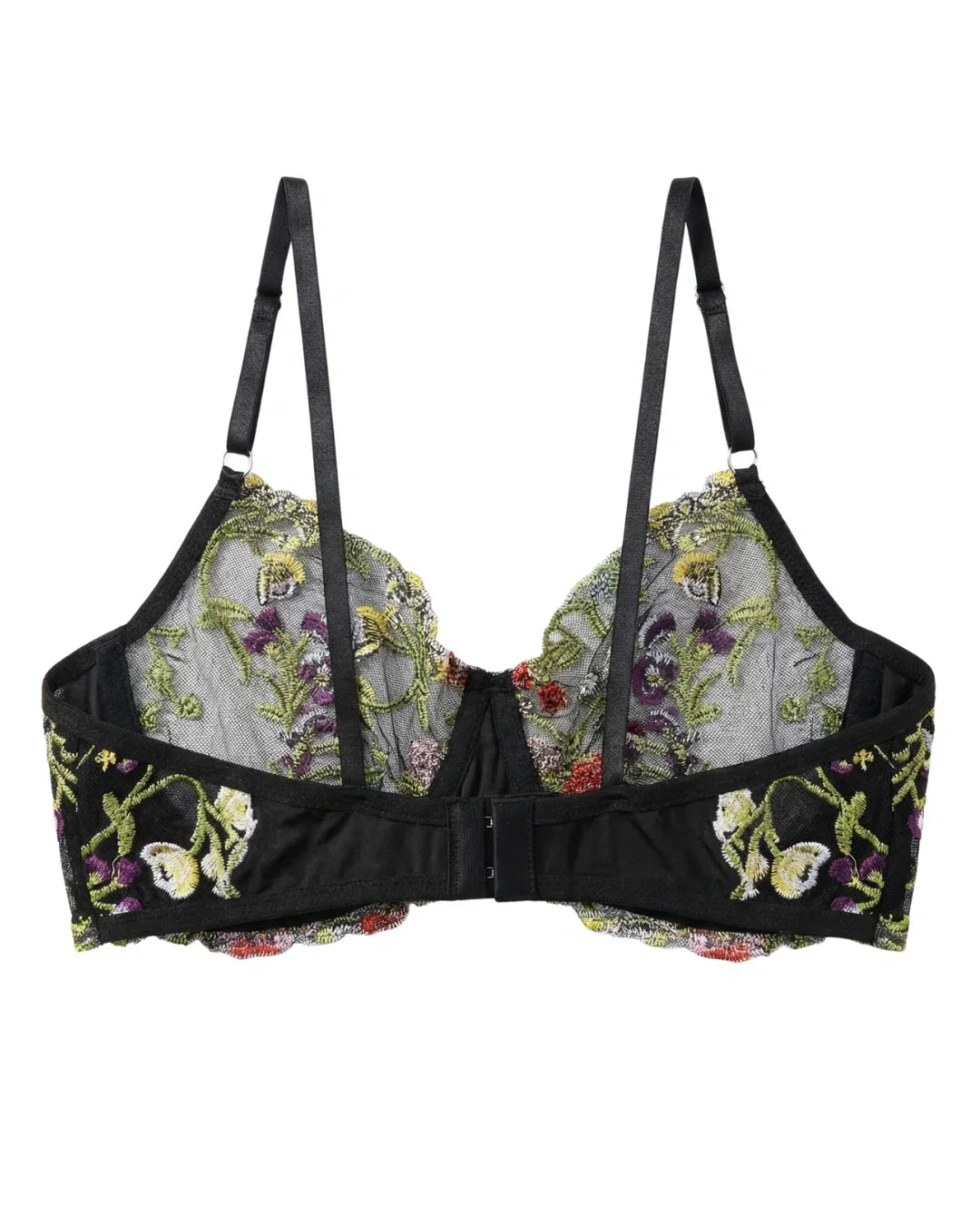 Non Padded Bra Set - Fiora - Black