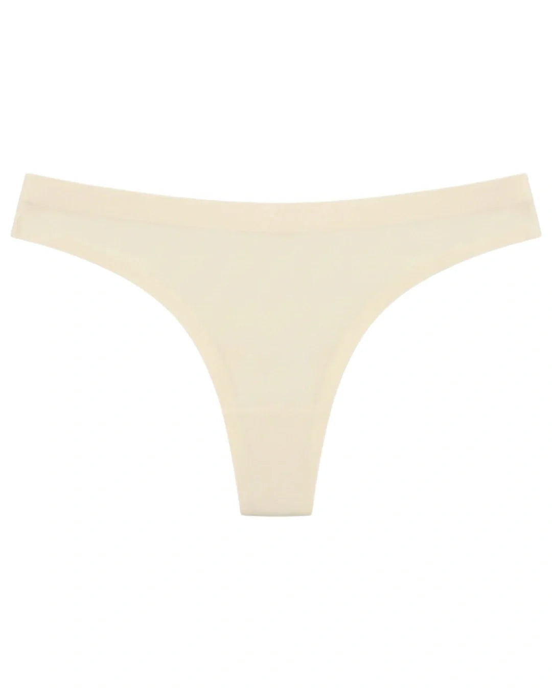Seamless Thong  - Scarlet - Cream