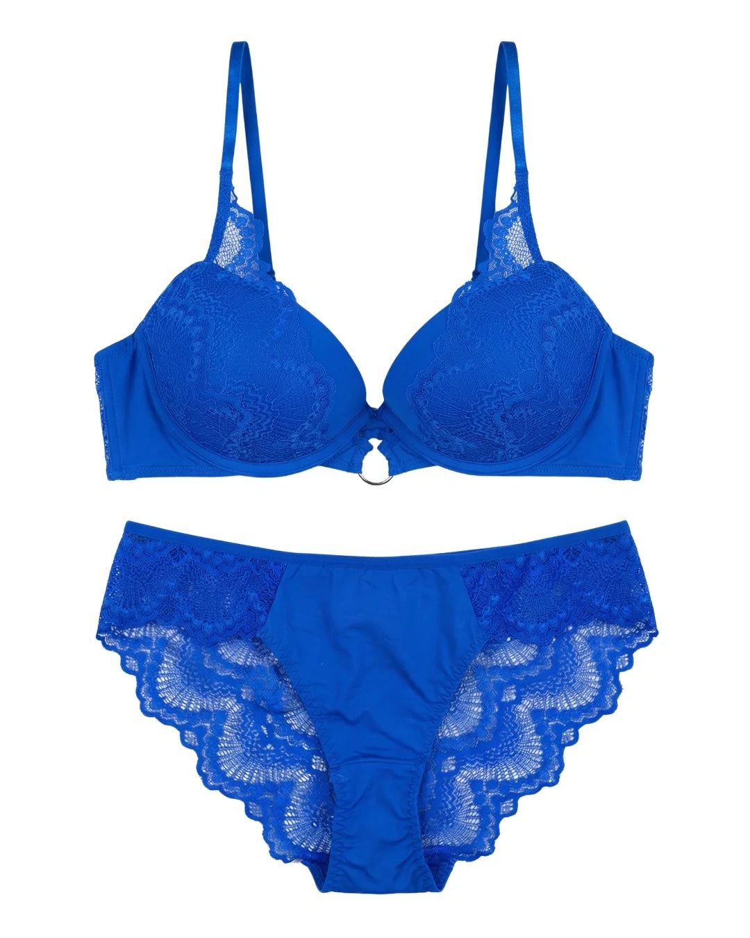 Padded Bra Set - Classic Blue