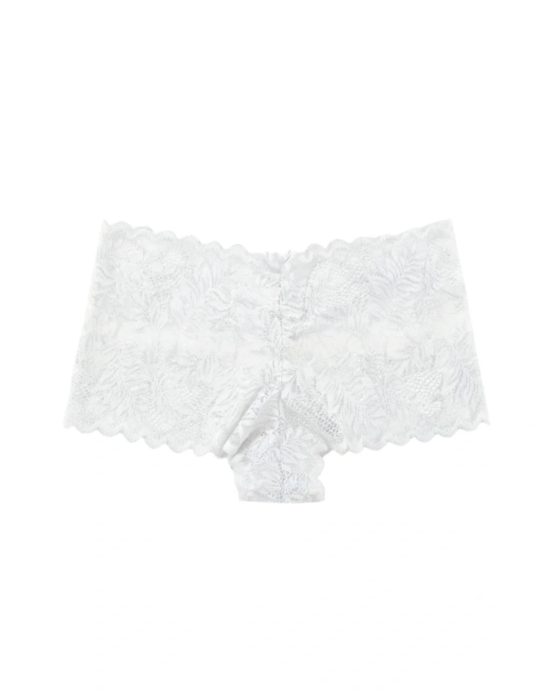 Hipster Panty - Crimson Bloom - White