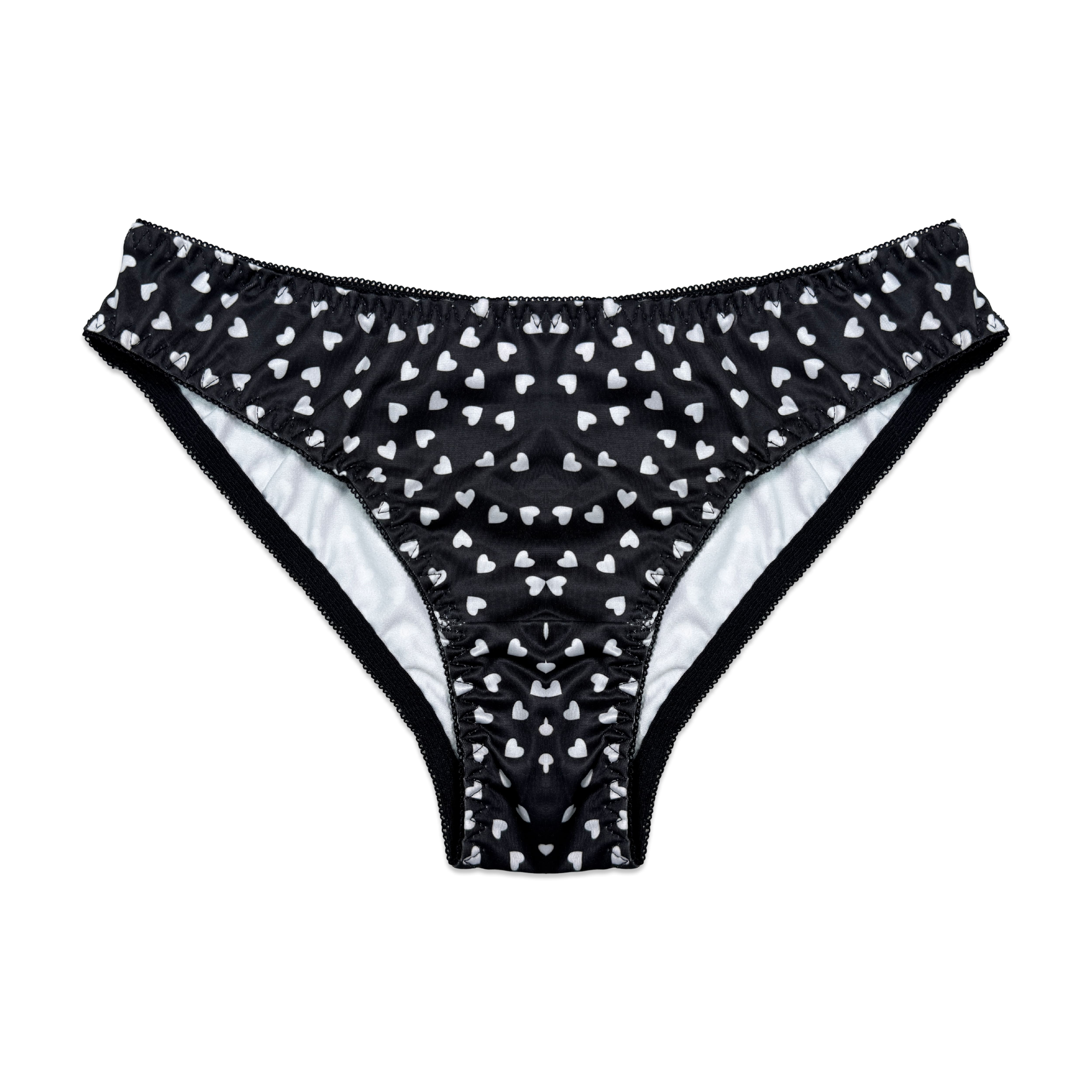 Padded Bra Set -  Noir Heart