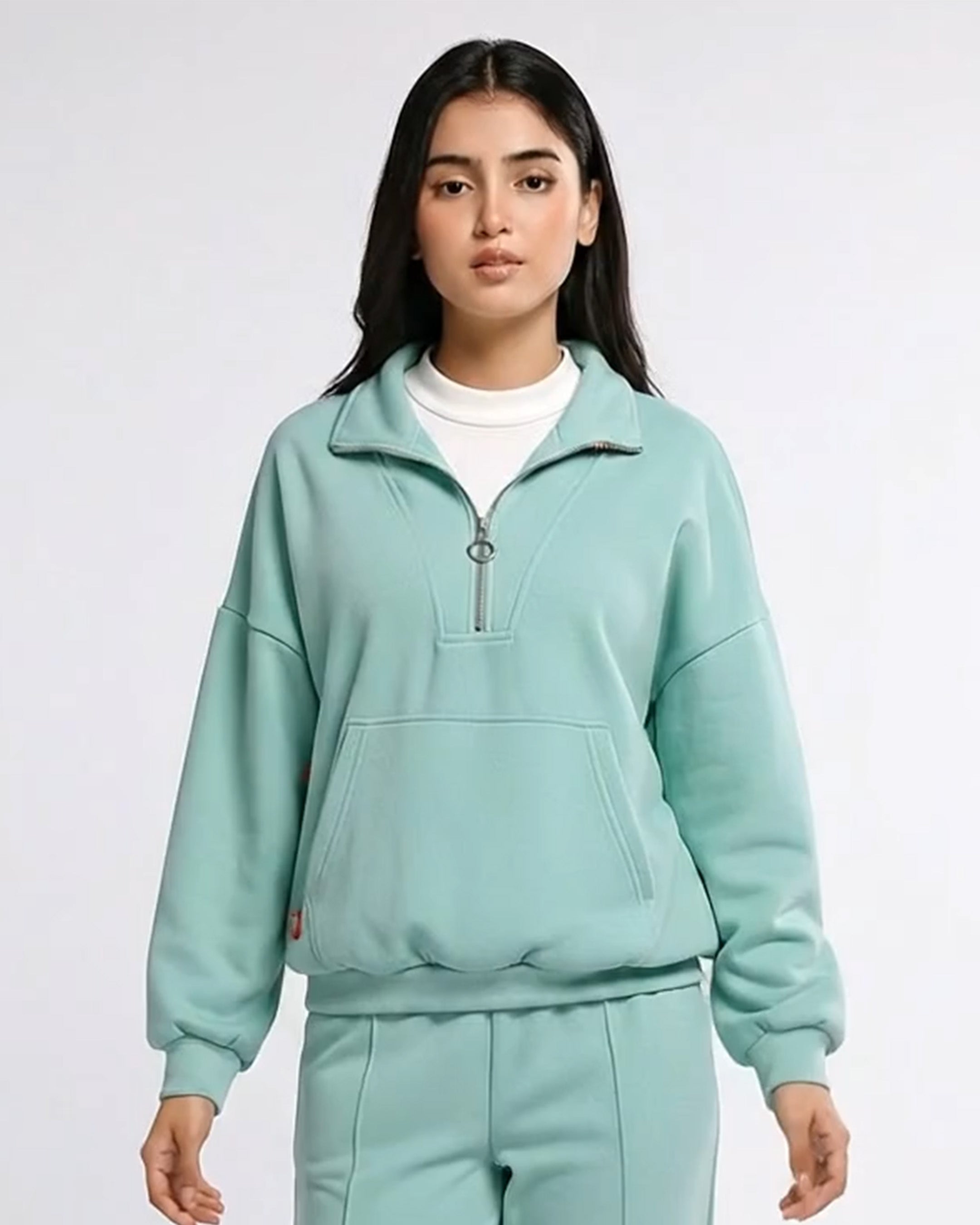 Fleece Tracksuit -Soft Flex - Aqua