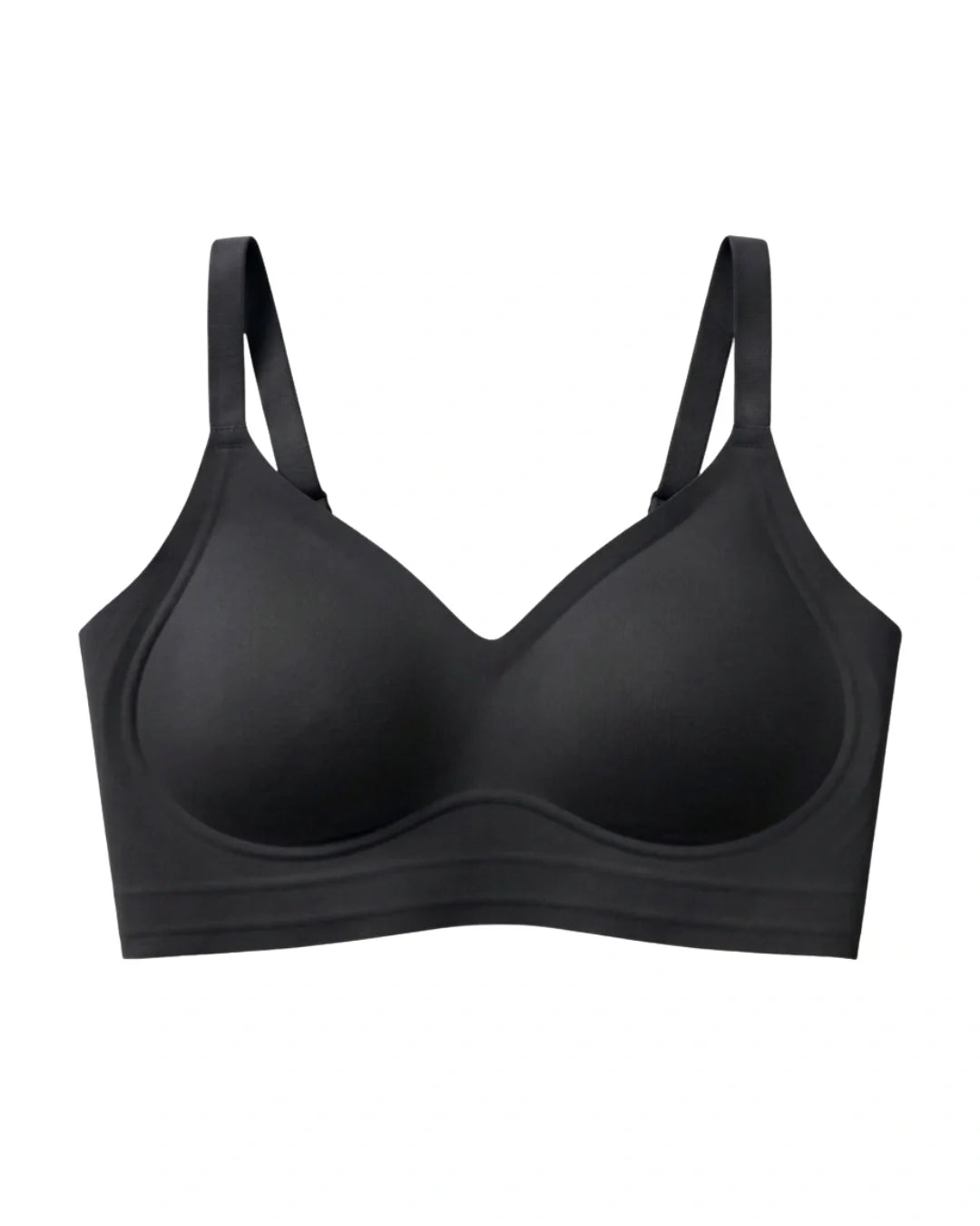 Seamless Padded Bra - Nurvia - Black