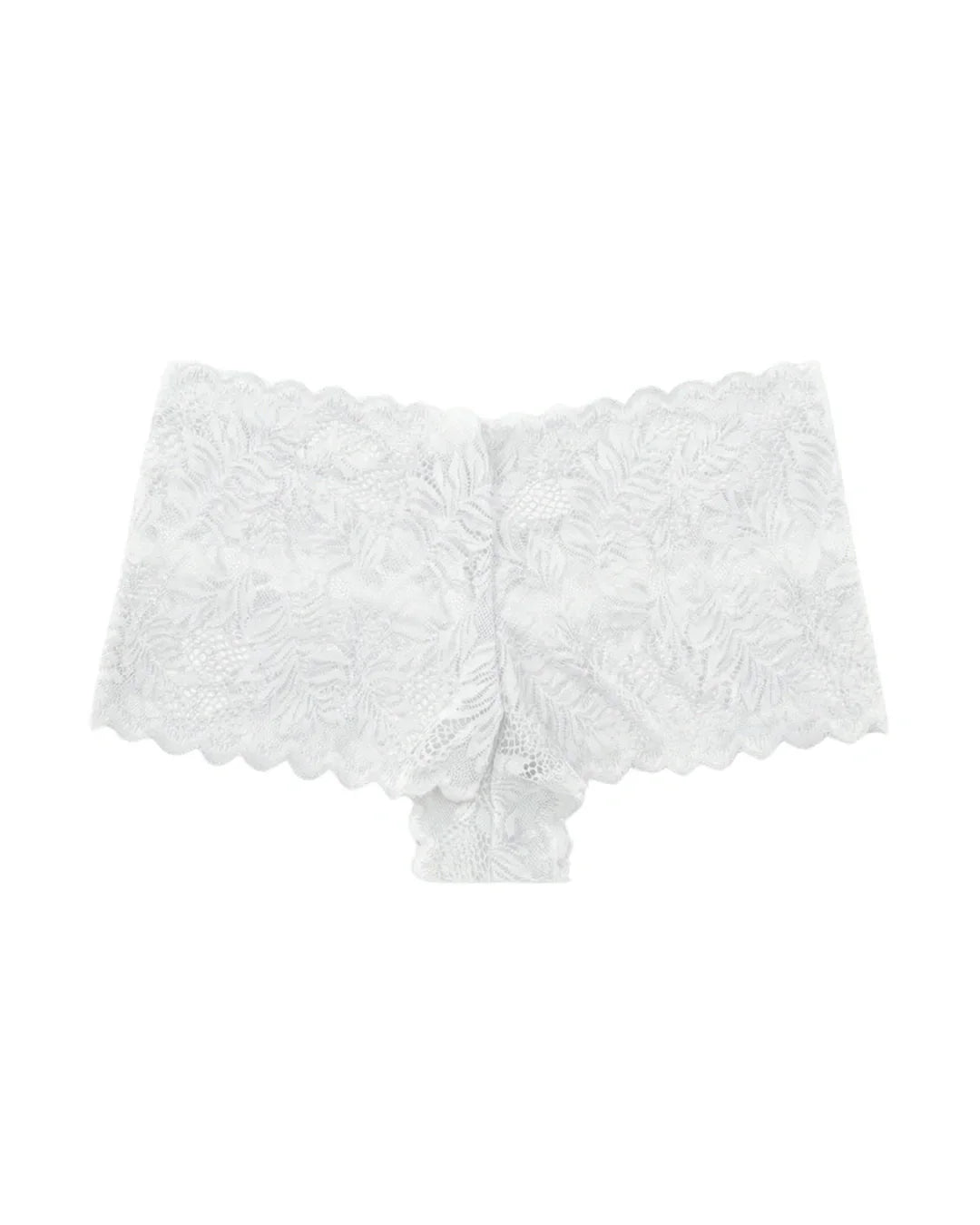 Hipster Panty - Crimson Bloom - White