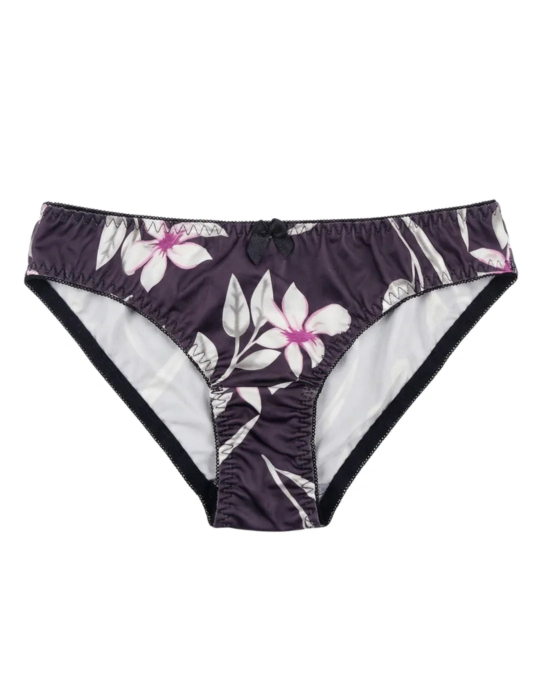 Padded Bra Set - Midnight Petal - Black