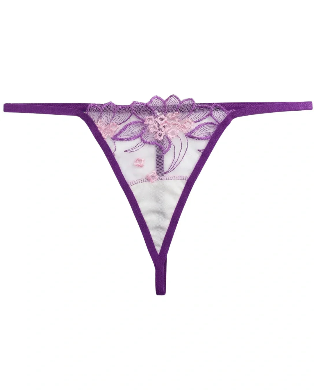 Non Padded Bra Set - Verdelle - Purple