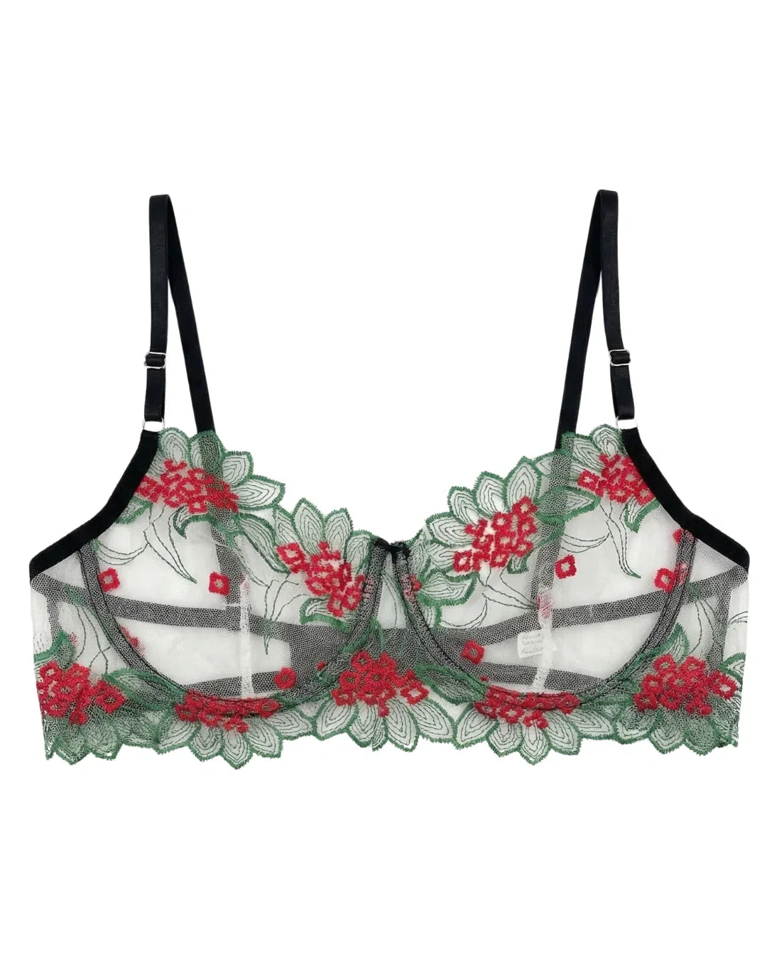 Non Padded Bra Set - Verdelle - Green
