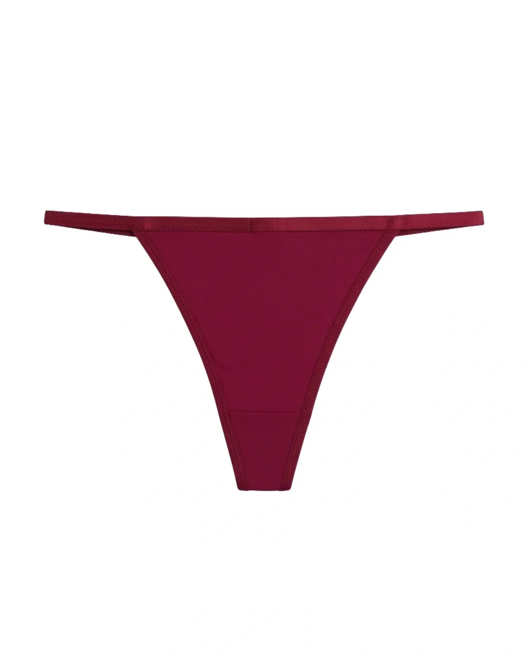 Thong Panty - Luxe Ring - Maroon