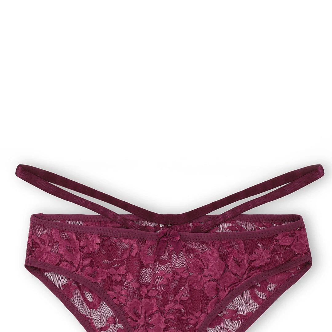 Max Front Open Padded Bra and Panty Set