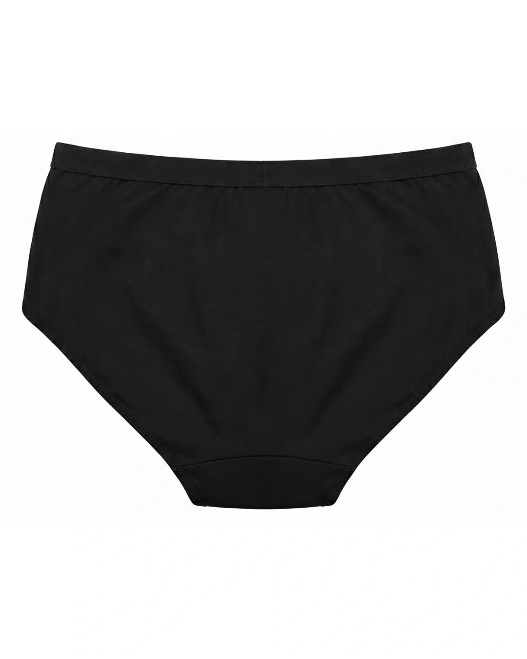 Noir Soft Cotton Panty - Black