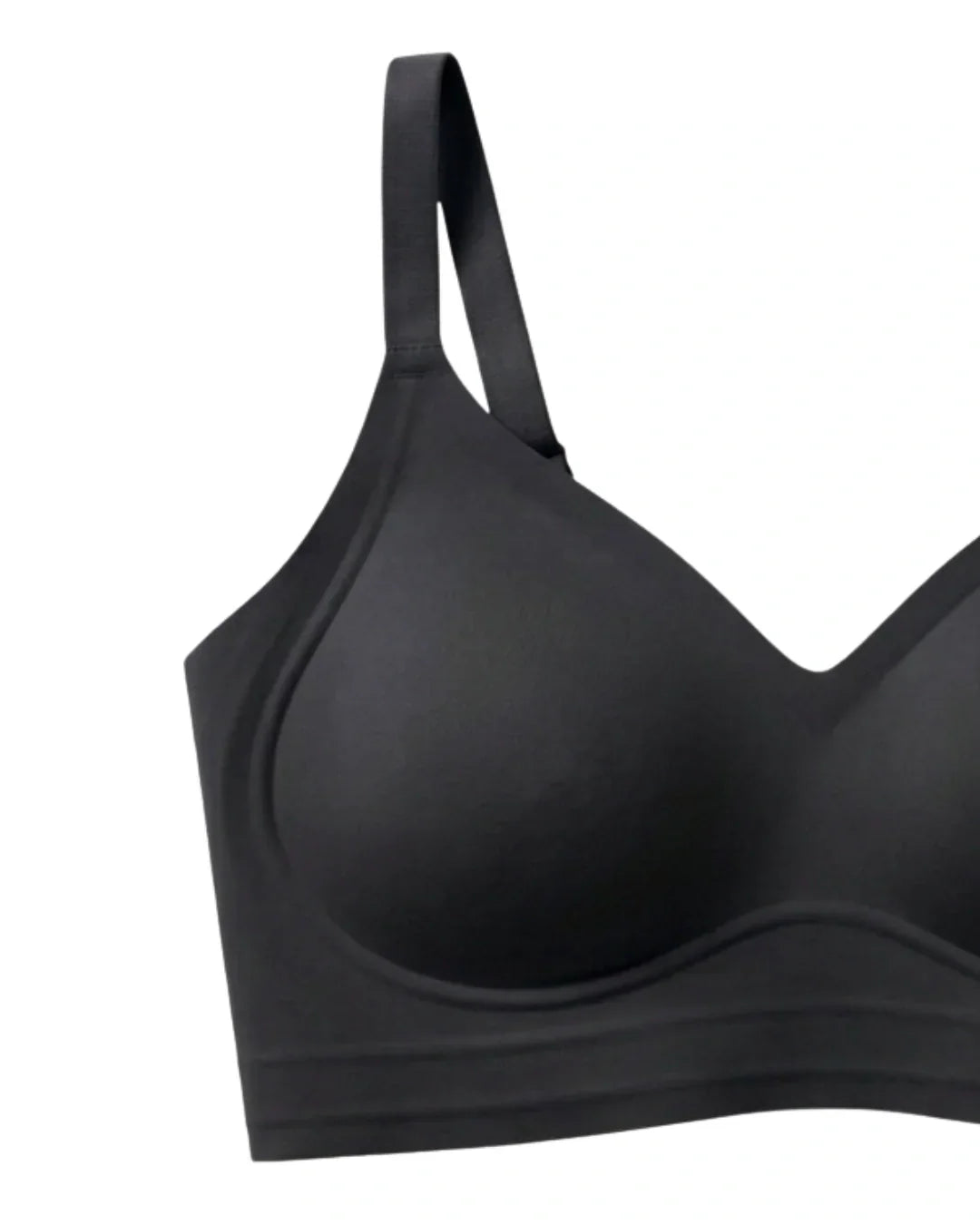 Seamless Padded Bra - Nurvia - Black