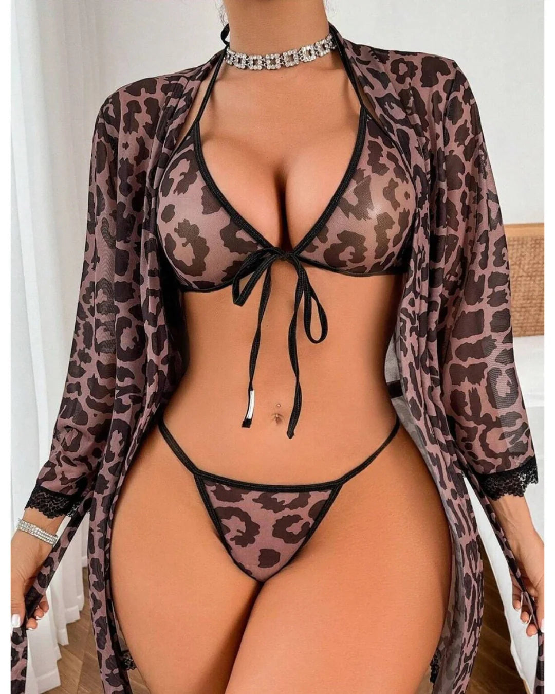 Lingerie Set with Gown - Dravina