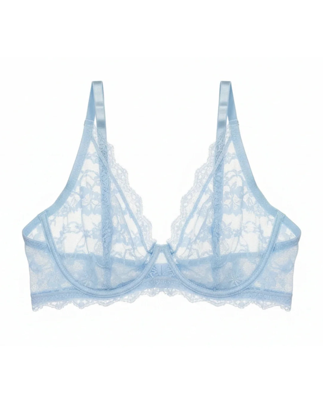 Non-Padded Bra - Aria - Blue