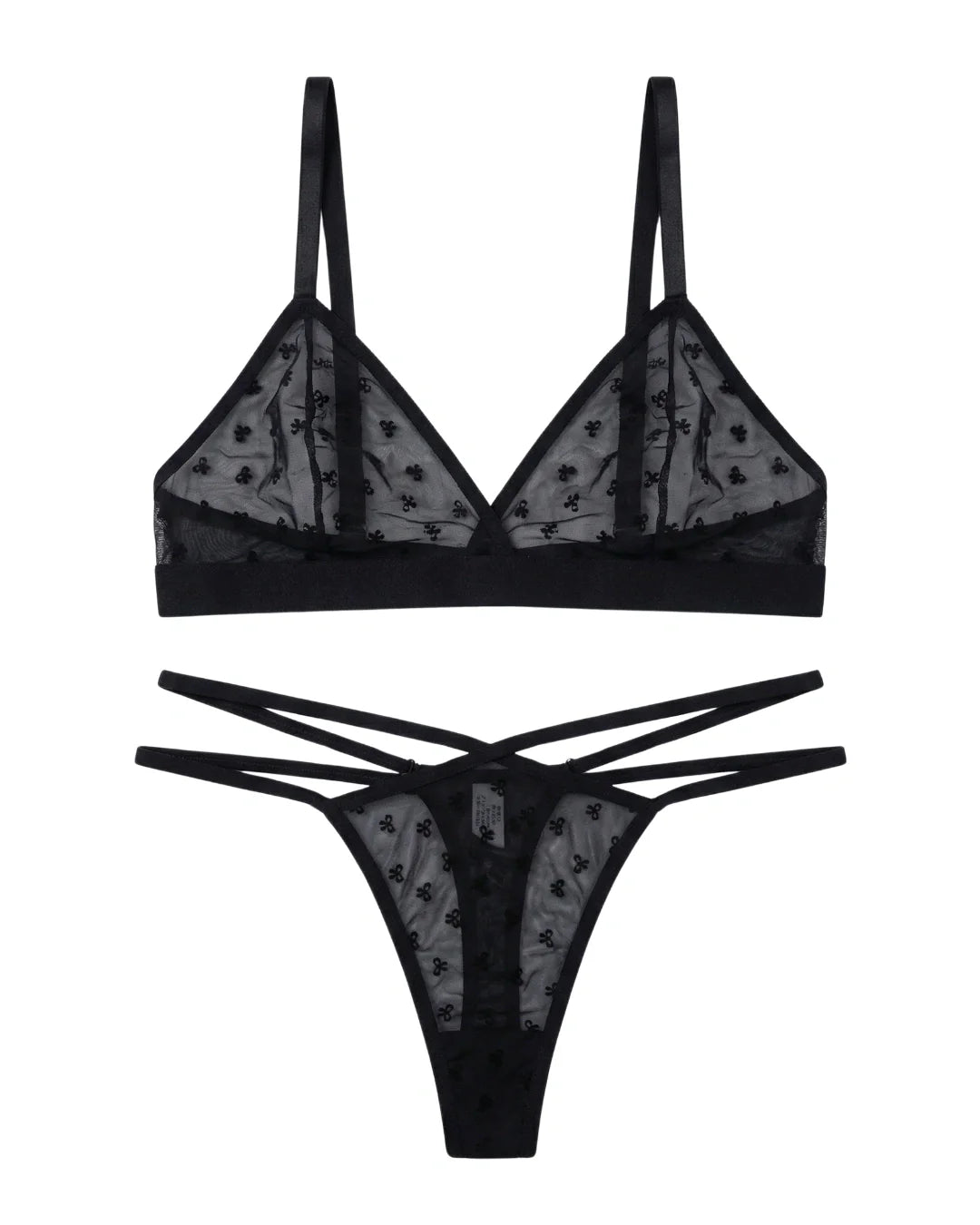 Non Padded Bra Set - Rosbow