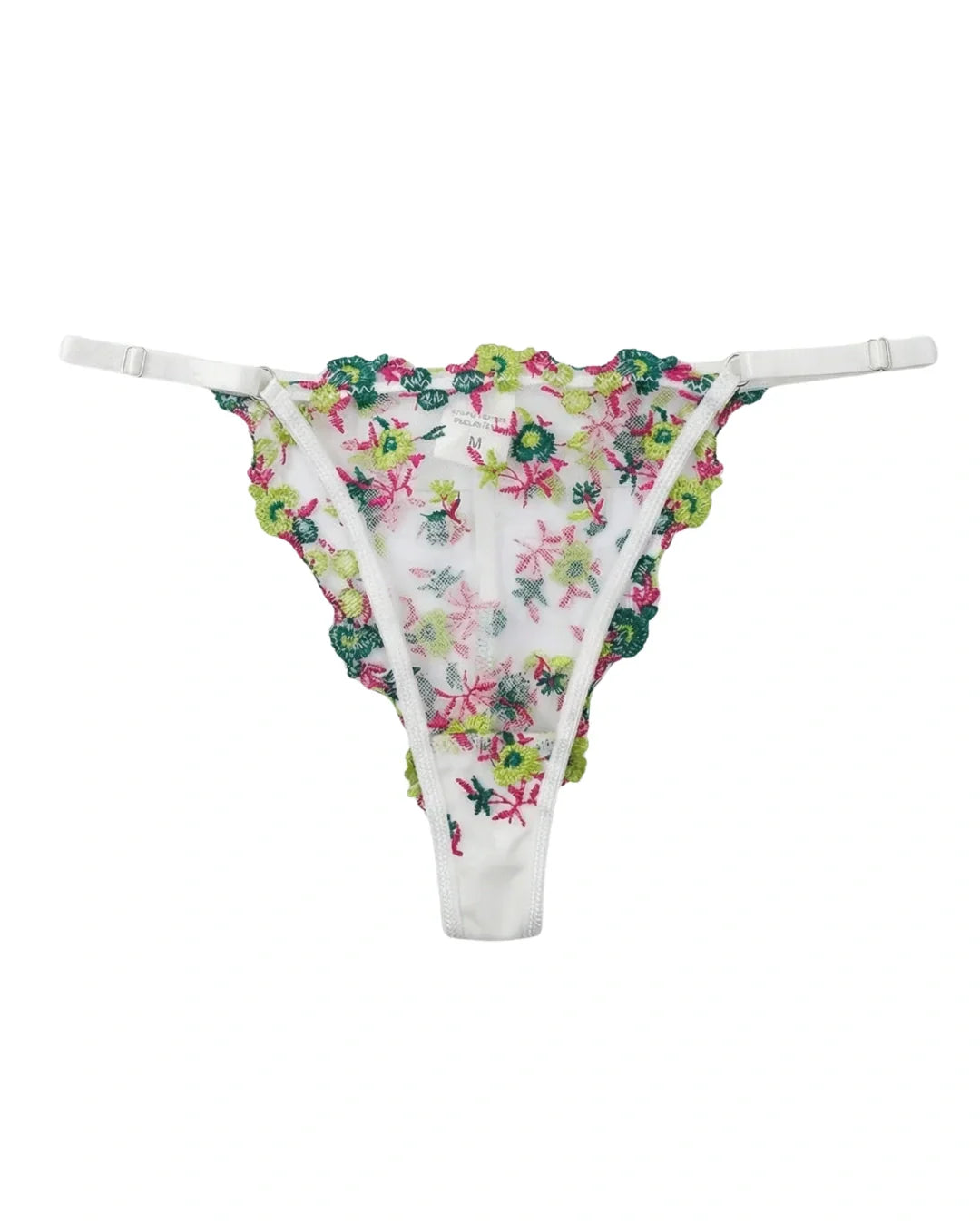 Non Padded Bra Set - Flora Zest - Green