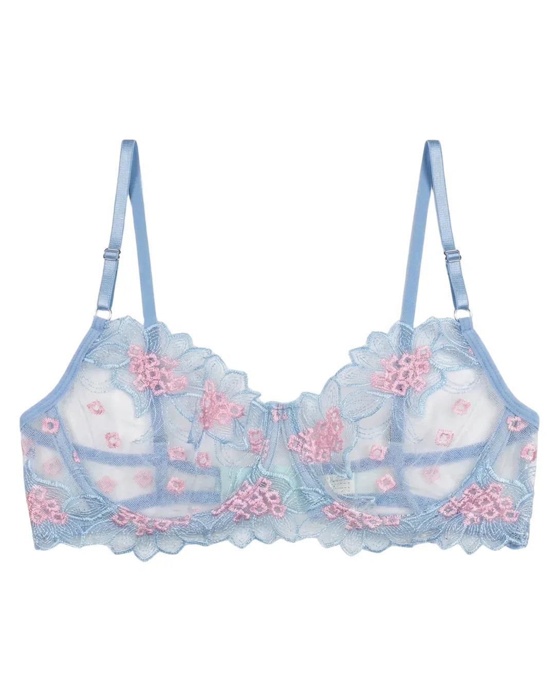 Non Padded Bra Set - Verdelle - Blue